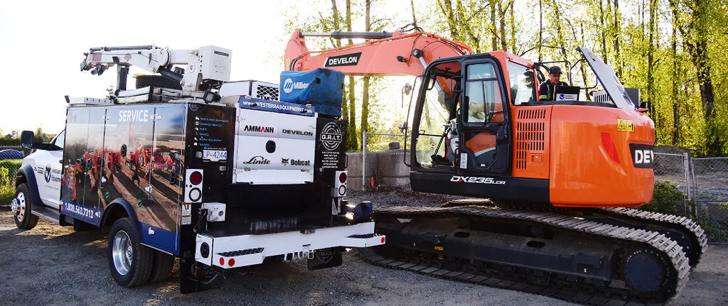 DEVELON Heavy Equipment On-Site Service