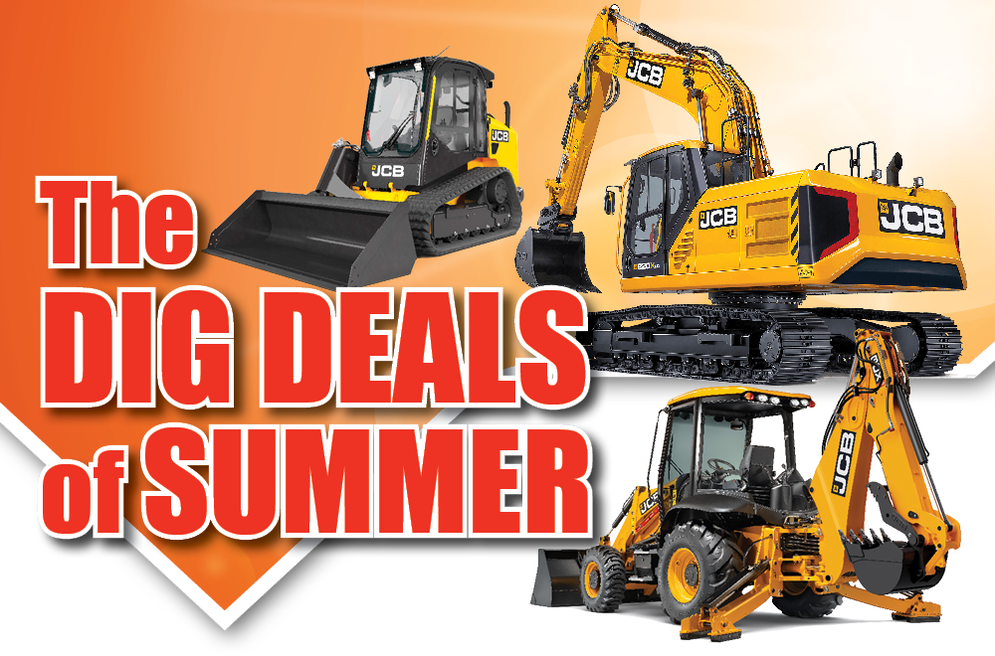 JCB Dig Deals of Summer - While Stock Lasts