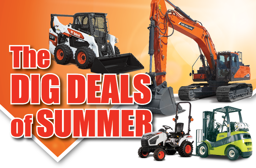 The Dig Deals of Summer - New and Used Equipment The Dig Deals of Summer - New and Used Equipment