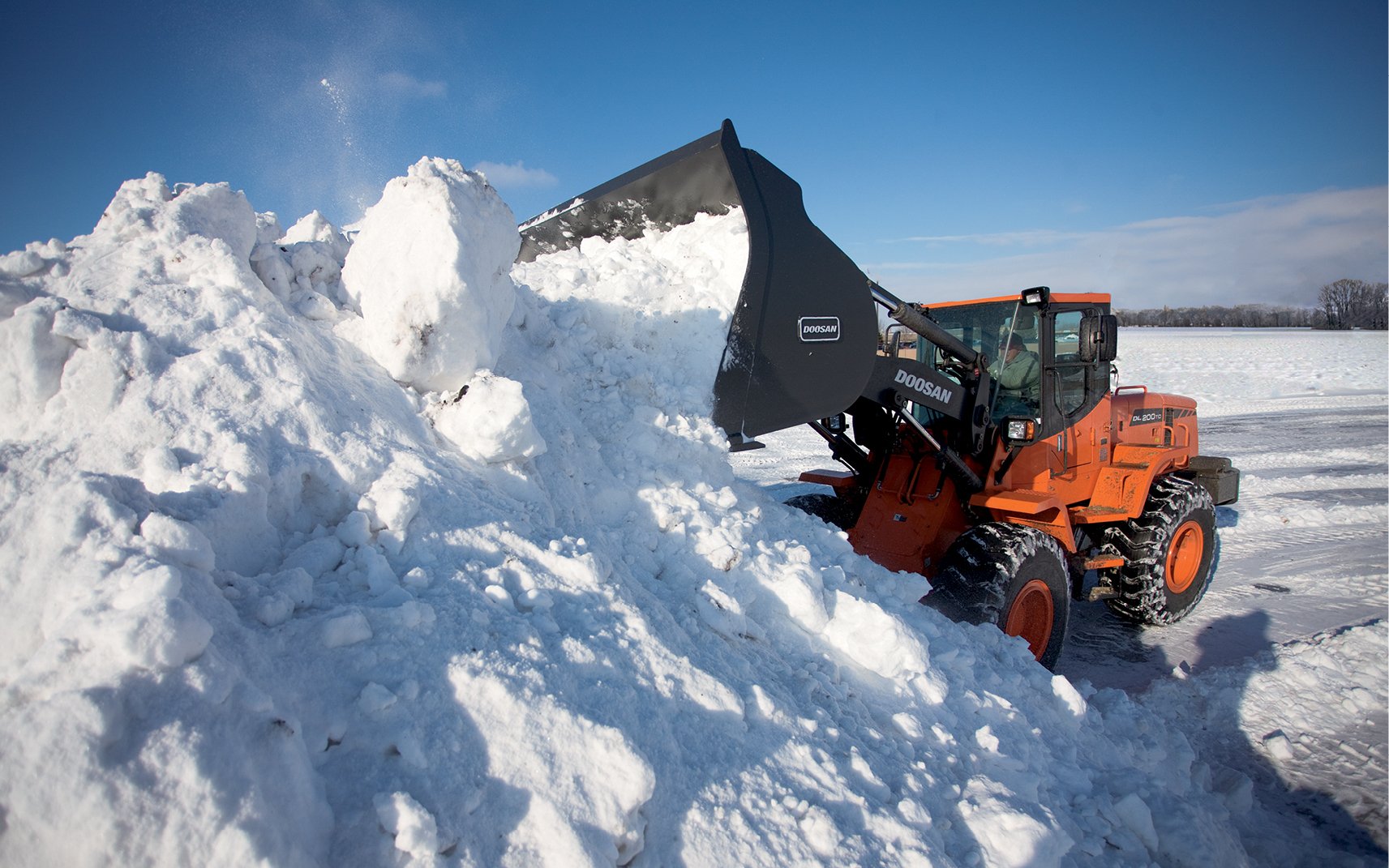 DEVELON Snow Clearing