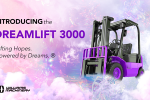 New Dreamlift 3000 Forklift: Renewable power like you've never seen it before