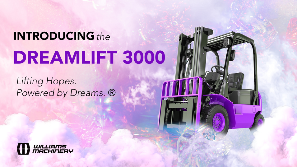 New Dreamlift 3000 Forklift: Renewable power like you've never seen it before