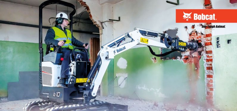 Bobcat E10e Electric Mini Excavator Features