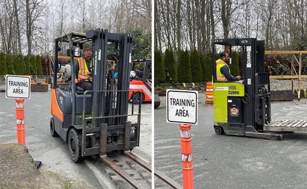 Forklift Training Session