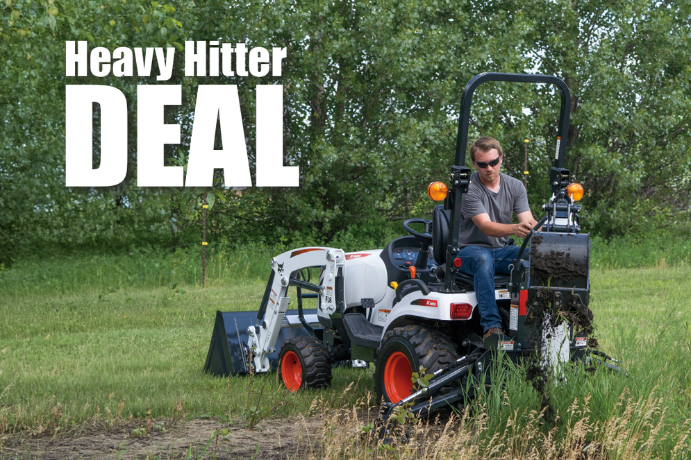 Heavy Hitter Deal of the Week:  Bobcat Compact Tractors from $17,800