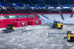 Williams JCB Teleskids Build Monster Jam Track: Vancouver 2024