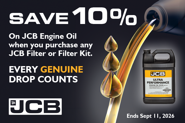 JCB Oil Promo banner ad