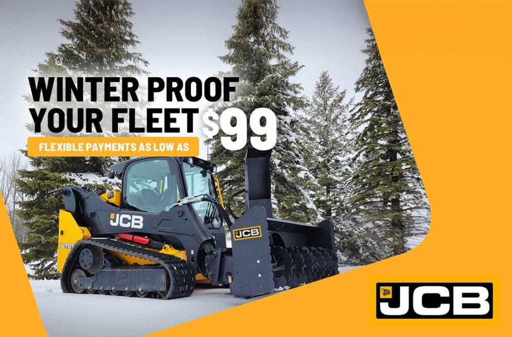 JCB Snow Lease - Payments as low as $99 per month
