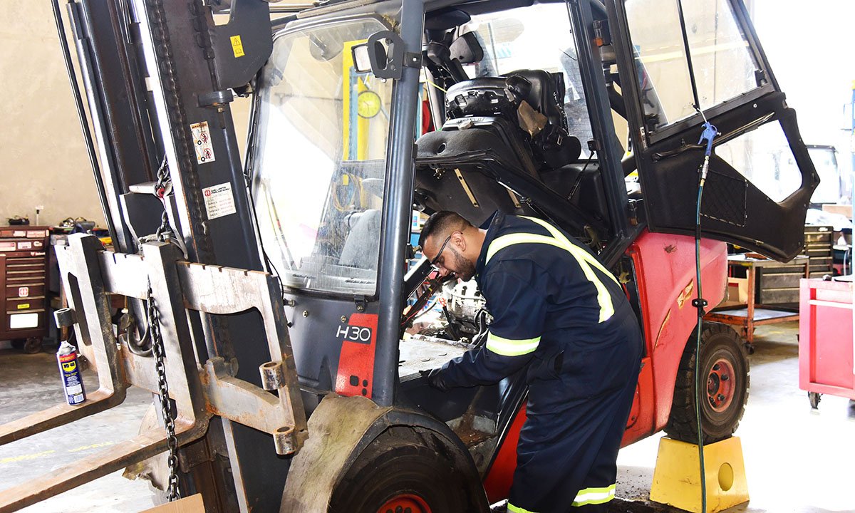 Linde Forklift Repair On-Site