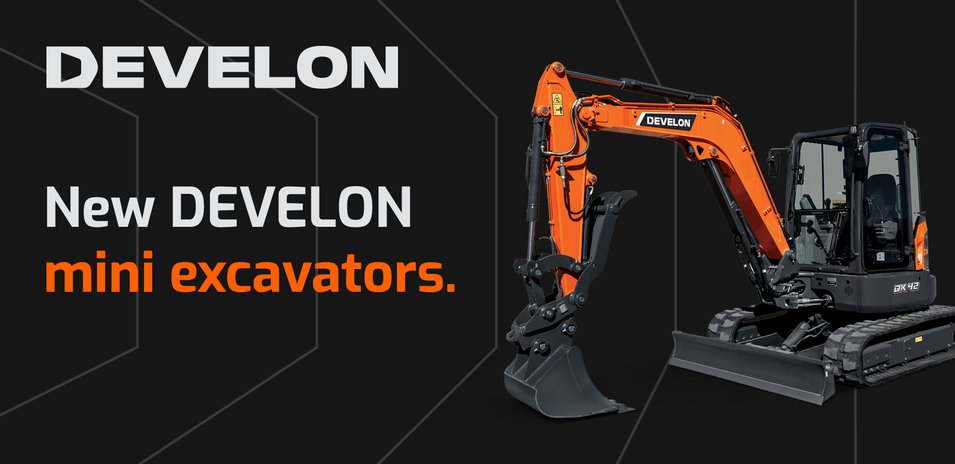 New DEVELON 7-Series Mini Excavators Now Available