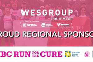 Wesgroup Equipment is a Proud Regional Sponsor for CIBC Run for the Cure