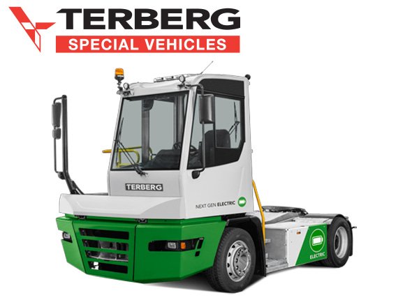 Terberg logo + Electric Yard Tractor
