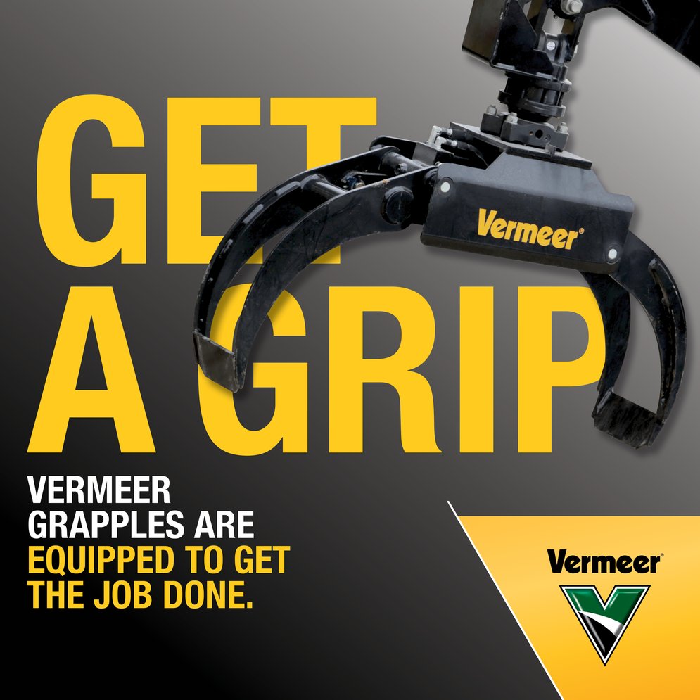 Purchase a New Vermeer Log Grapple & Get Free Extras!