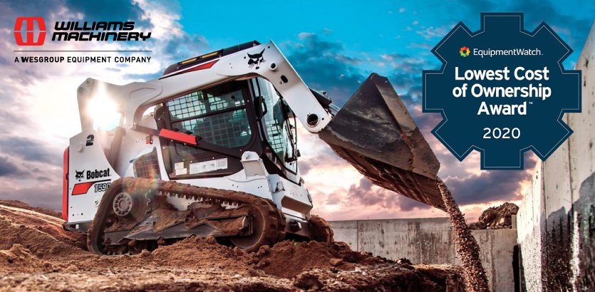 Bobcat® Loader Receives Lowest Cost of Ownership Award in 2020