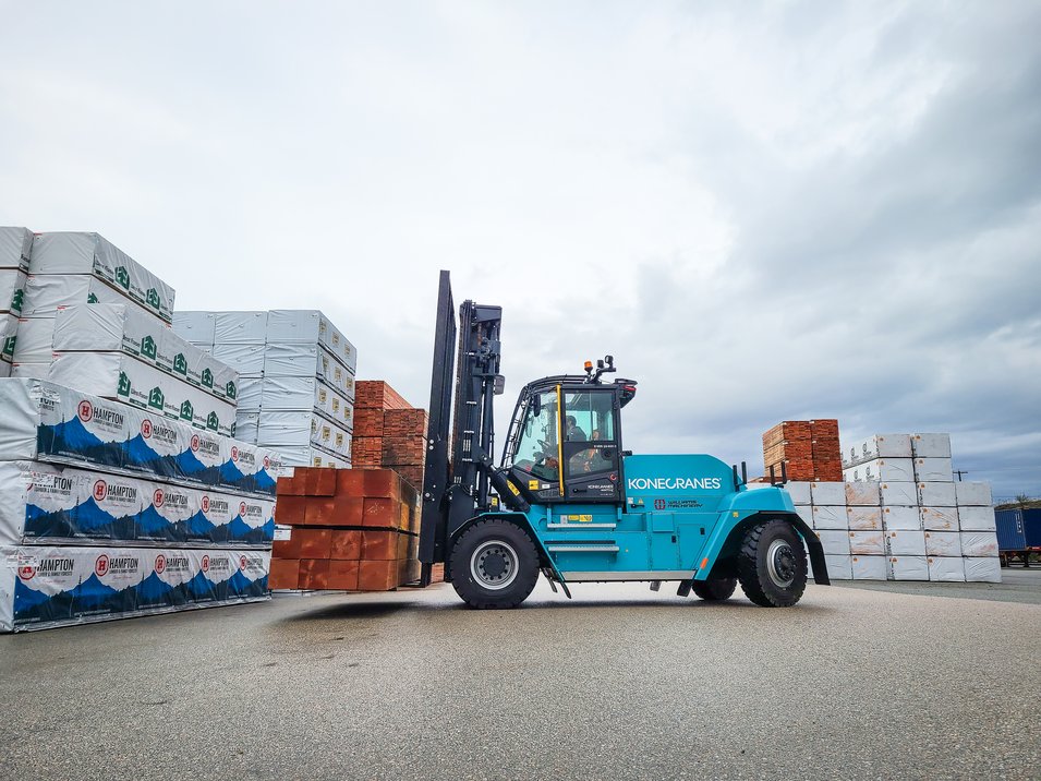 The Konecranes E-VER Electric Forklift North American Debut and Tour 2023-2024