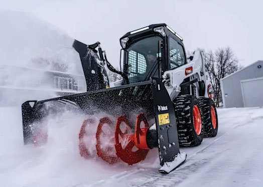 Bobcat S590 Skid Steer with Snow Blower