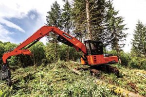 Develon’s Largest Log Loader Takes on Forestry’s Biggest Challenges