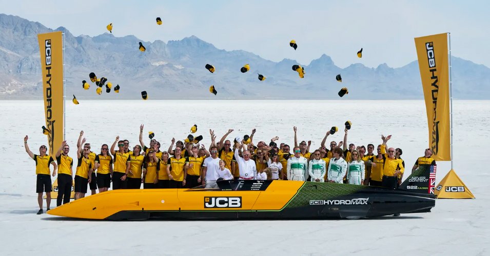 JCB Shatters the Land Speed Record with the Hydrogen-Powered Hydromax