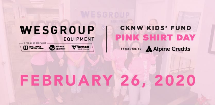 We Support Pink Shirt Day on February 26