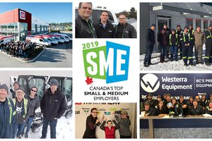 Wesgroup Equipment Named one of Canada's Top Small & Medium Employers for 2019