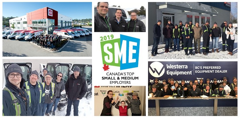 Wesgroup Equipment Named one of Canada's Top Small & Medium Employers for 2019 Wesgroup Equipment Named one of Canada's Top Small & Medium Employers for 2019