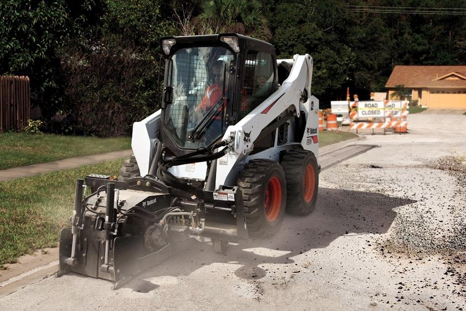Paving & Cutting Roadworks with Bobcat Equipment