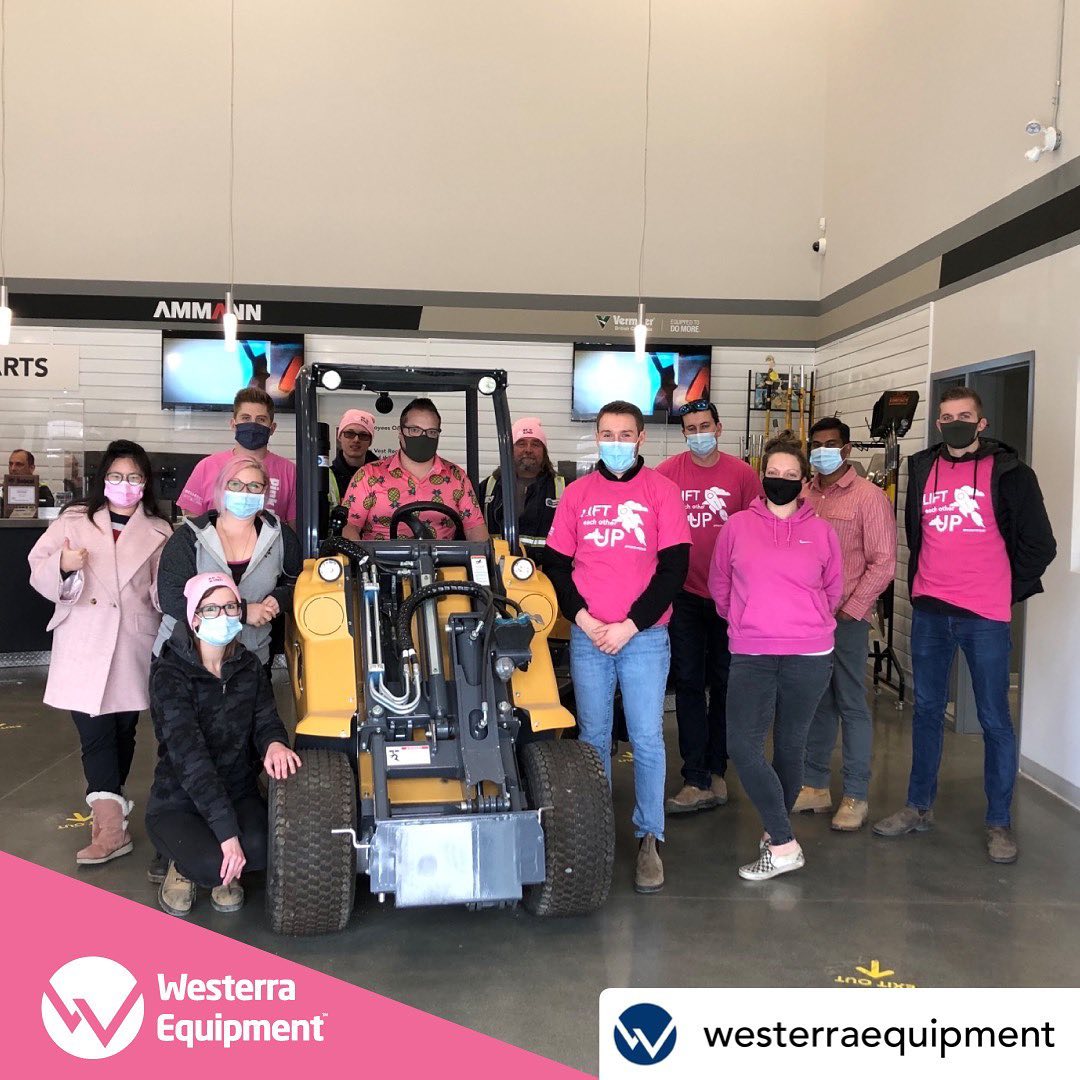 Together we stand up against bullying, and advocate for kindness and inclusivity by wearing pink. Learn more and donate to anti-bullying programs at www.pinkshirtday.ca
 
#repost #PinkShirtDay #LifeatWesterraEquipment