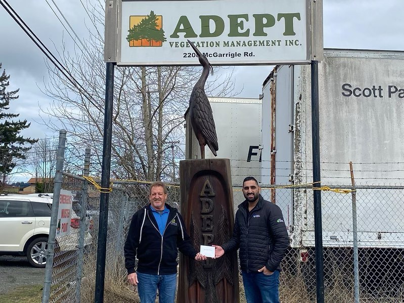 Did you know when you fill out the survey you are entered in to win a $500 gift card? Congrats to Adept Vegetation Management on being our latest winner! Thank you for your business