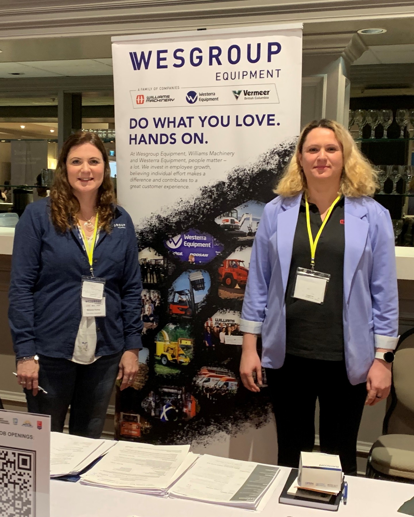 Earlier this week our team joined in on the @mosaicbc_ Job Fair! It was great meeting such a diverse pool of people and getting to know each of you 😄 Want to join our award winning company? View our current job openings at wesgroupequipment.com/careers

#wesgroupequipment #werehiring