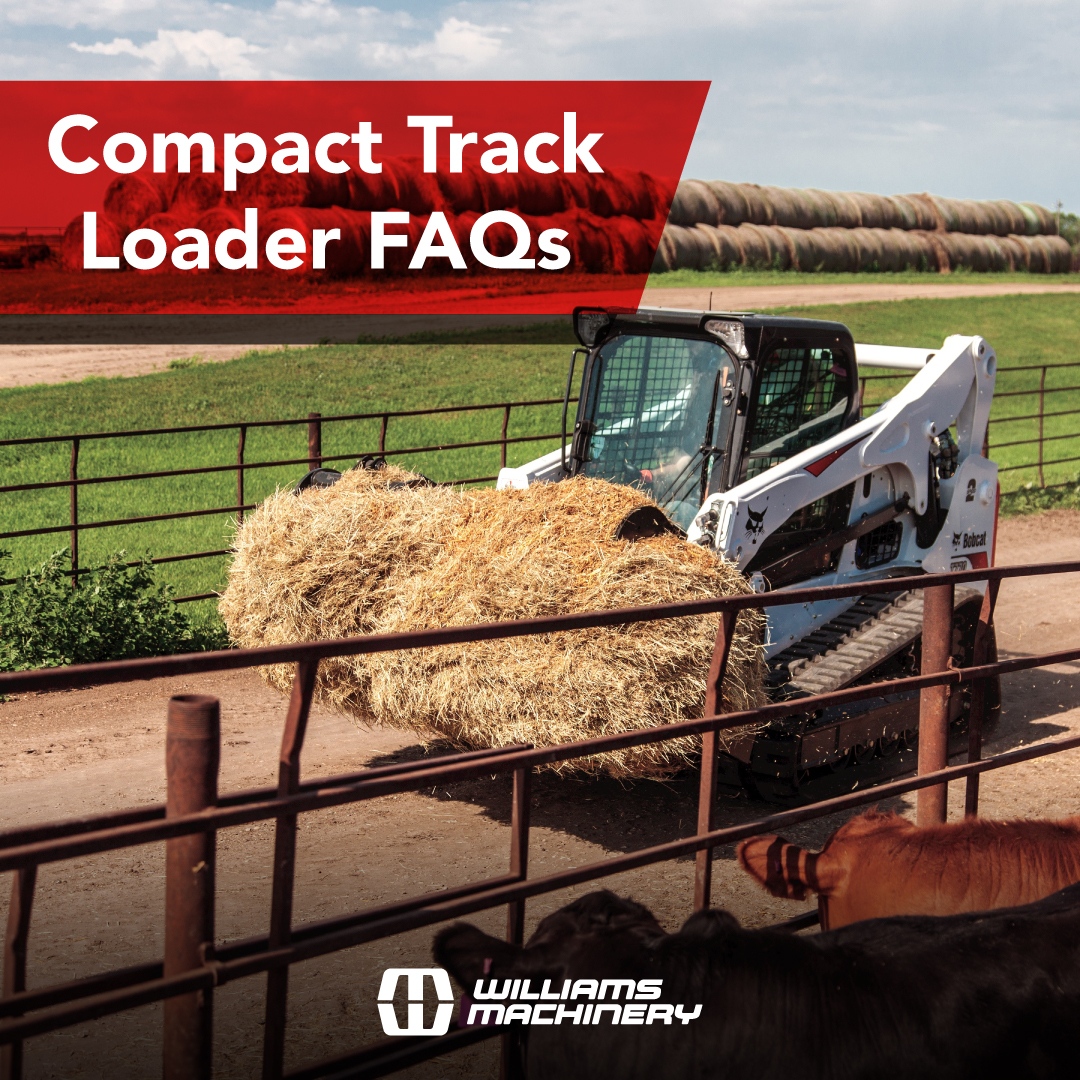 Choosing the right machine for your business is not a simple decision. To help you out, our team put together a FAQ on one of our popular equipment categories, the compact track loader. Read more in our latest blogs - link in bio.

#WilliamsMachinery #CompactTrackLoader #FAQ