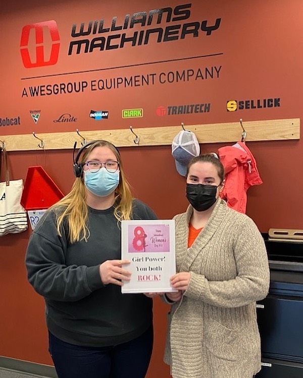 Celebrating International Women’s Day in Prince George!
Thank you Ashley and Erin for all the incredible work you do for Williams Machinery and the PG team 💪🏻

#internationalwomensday #williamsmachinery
