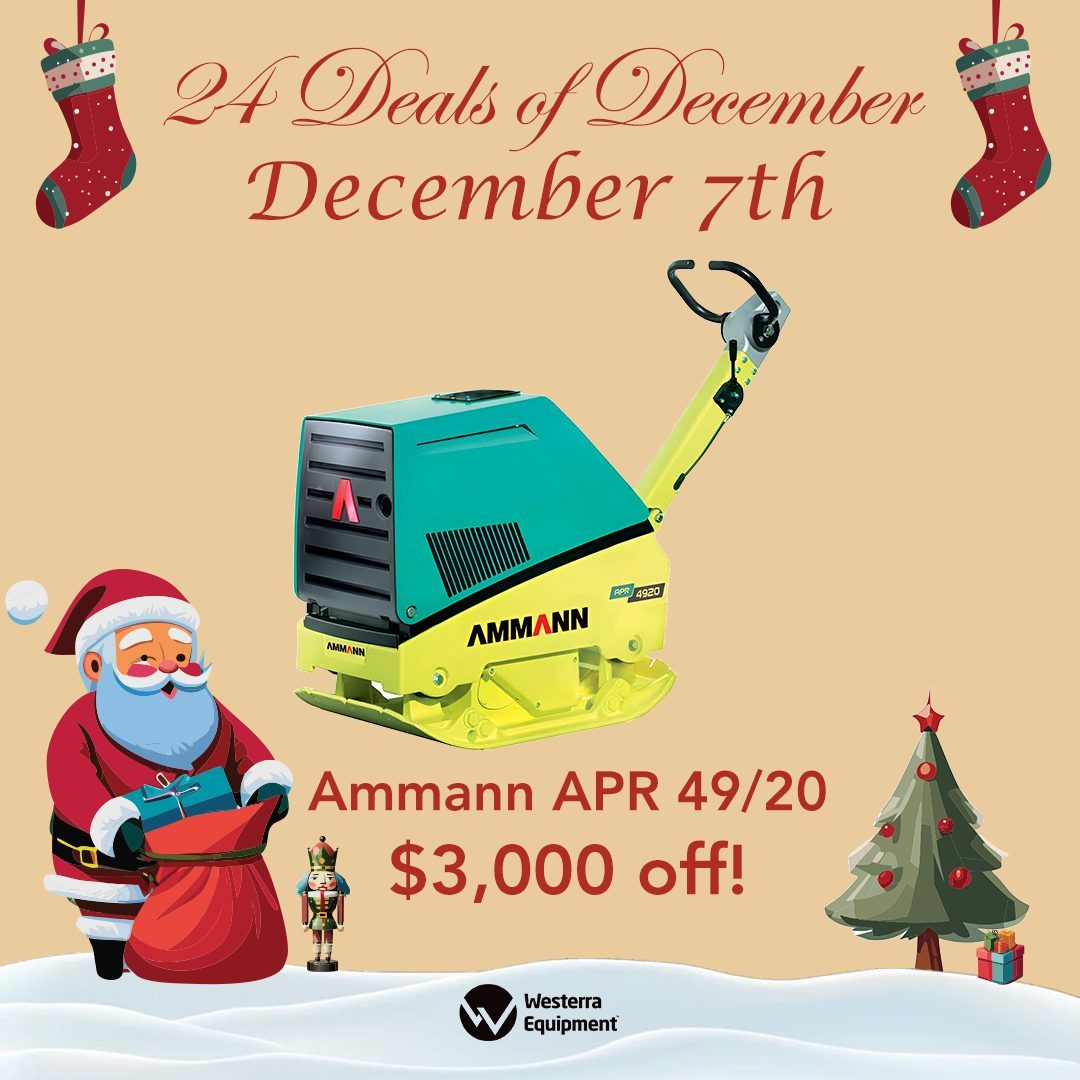 Breaking ground in our 24 Deals of December: an Ammann machine debut! Enjoy a $3,000 discount on the APR 49/20 for our 7th December Deal.

Stay tuned for daily deals within our 24 Deals of December, featuring incredible $200,000 savings across all 24 offers. Act swiftly; once these deals vanish, they're gone for good! ⏳🎉

 #ammann #newconstruction #underconstruction #constructionlife #constructionsite #constructionequipment #machinery #heavymachinery #constructionmachinery #usedmachinery #concretemachinery #bigmachinery #compaction #construction #christmas #sale #deals #endofyearsale