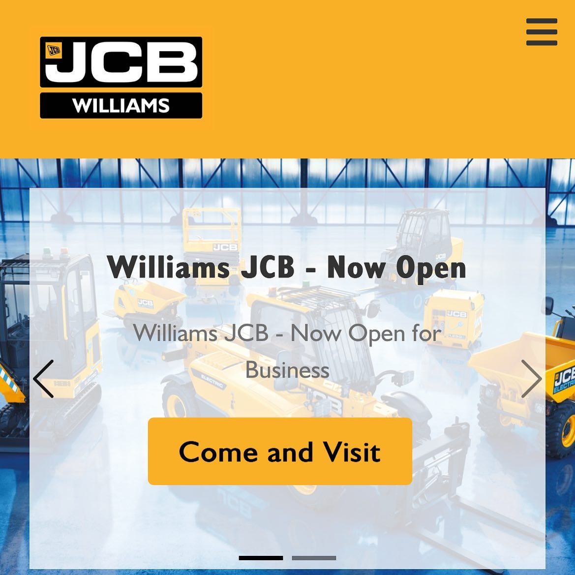 Our website is now live! Visit www.williamsjcb.com to view our wide range of equipment. From telehandlers to skid steers and excavators, we have the right machinery for your job!
#williamsjcb #jcb #jcbequipment