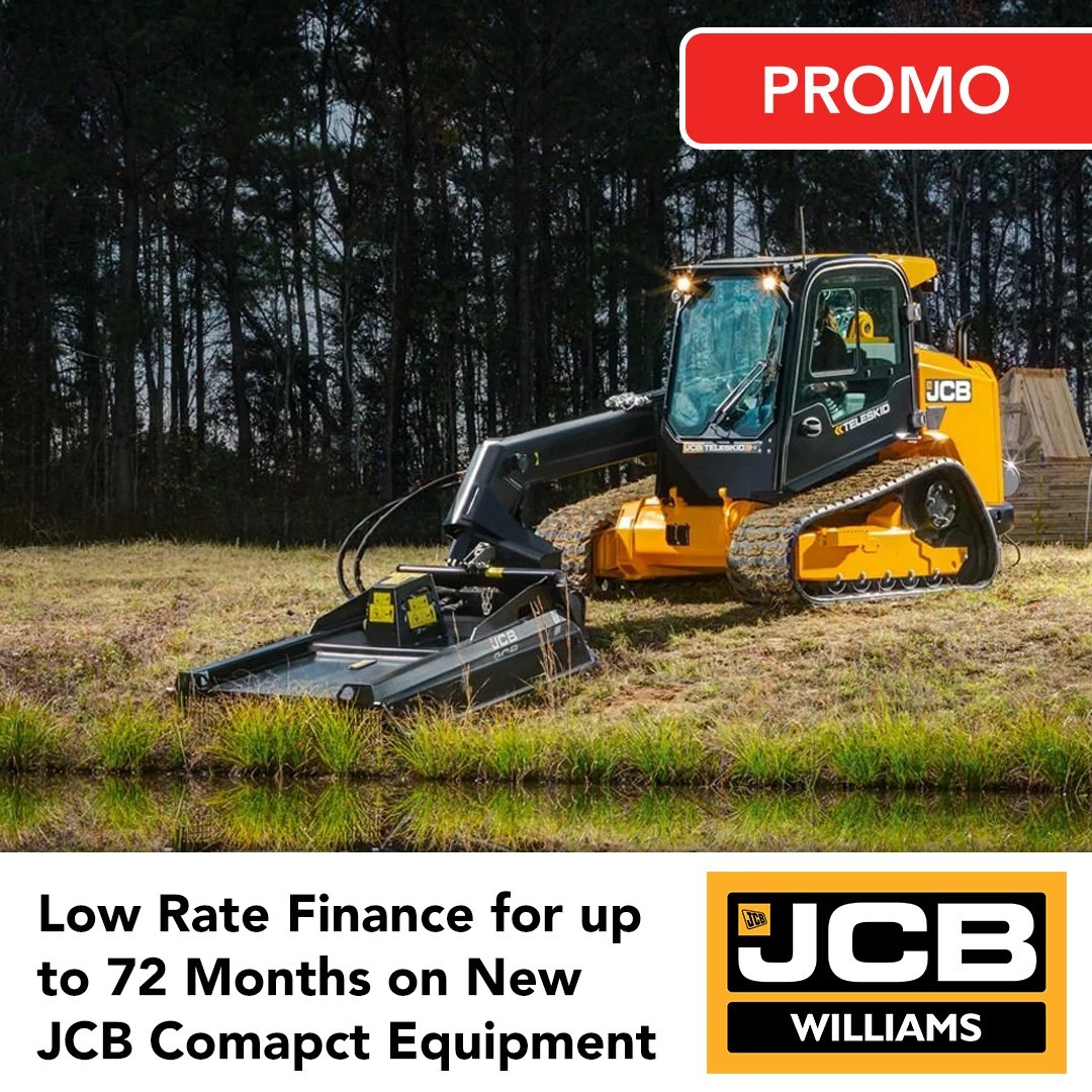 Unbeatable deals on JCB's new compact equipment! 🚜 Benefit from a sales discount AND enjoy a low 0.99% financing rate for up to 24 months. 🌟 More options available with rates up to 72 months. 📈 Don't miss out on this exclusive offer for Skid Steer Loaders, Compact Track Loaders, and Teleskid Models. 🛠️ Upgrade your equipment game now! 💪

#JCB #EquipmentDeals #UpgradeNow #WilliamsJCB #jcbequipment #jcbteleskid #teleskid #compactconstruction #compactequipment #jcbcanada #jcbmachines #PromotionalOffer #SpecialDeal