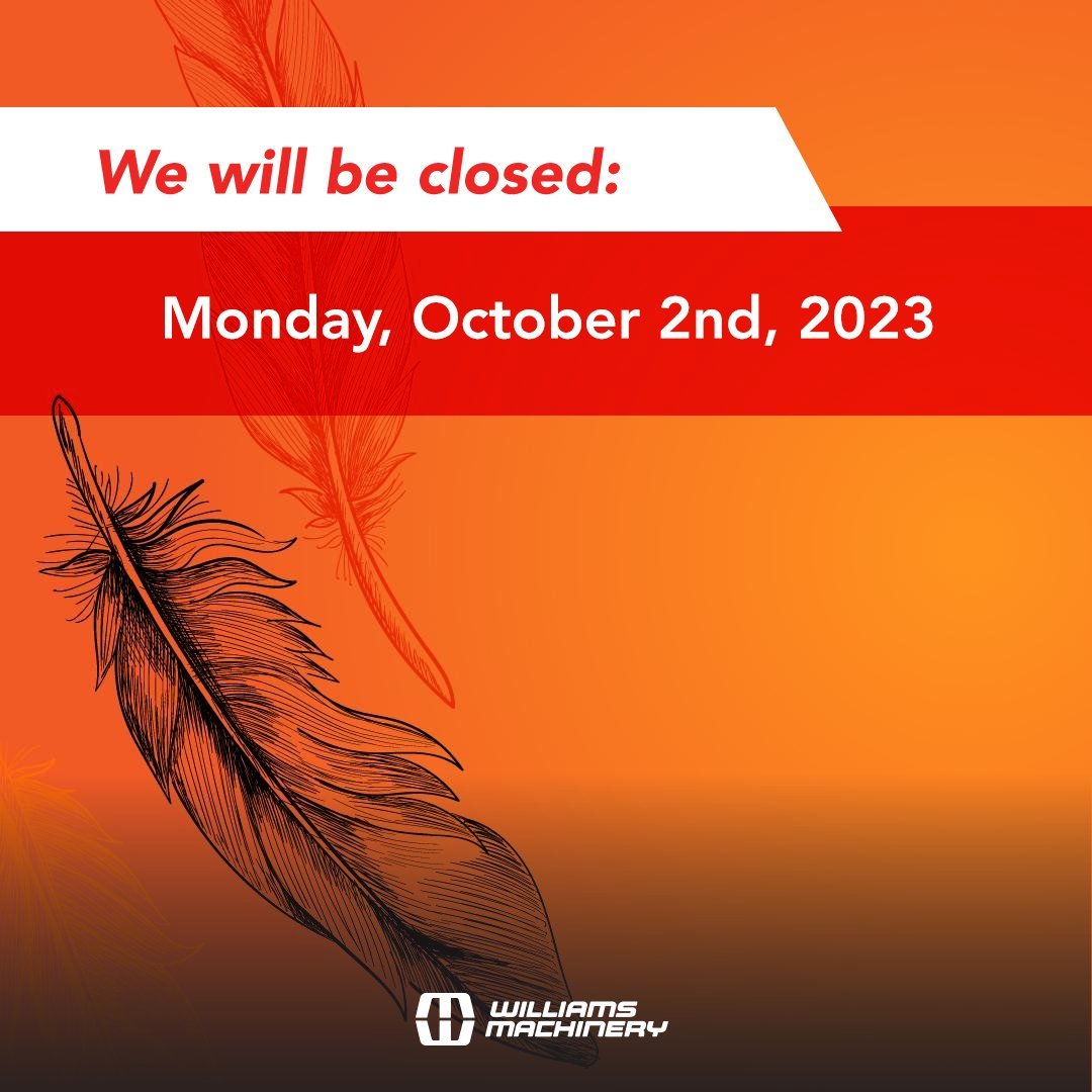 In honour of the National Day for Truth and Reconciliation, we will be closed on Oct 2nd. 

We will be back and ready to serve you on Tuesday, Oct 3rd.