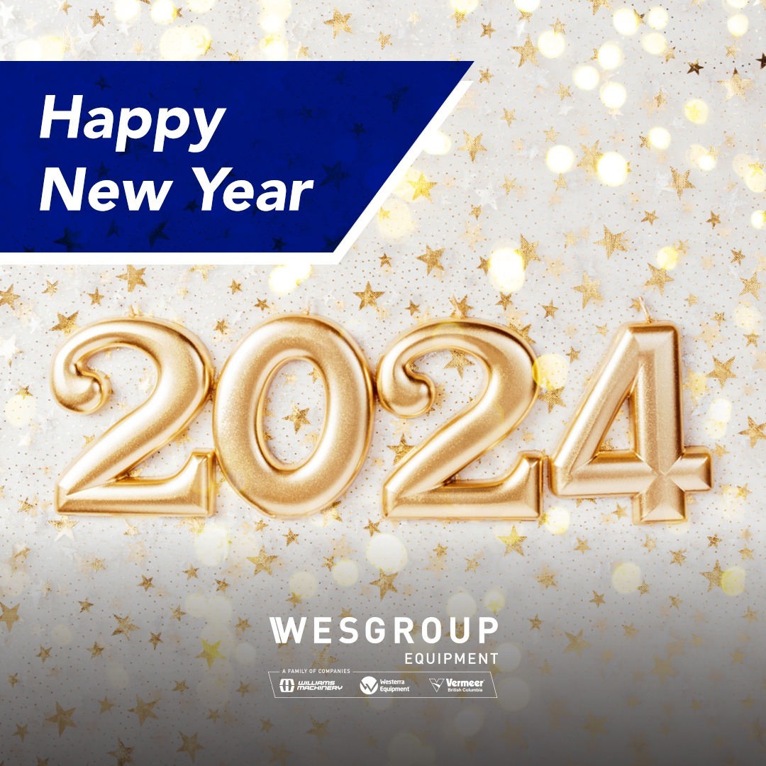 Happy New Year from Wesgroup Equipment!

A heartfelt thank you to the incredible individuals who make up the Wesgroup Equipment family of brands. Here's to another great year of making a difference for our community, for our customers, and for our planet! 🌱