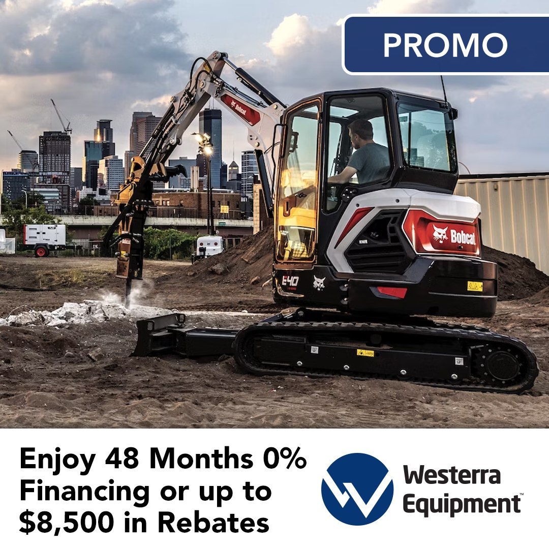🚀 Seize the savings! 💰 Unlock unbeatable deals on a brand new Bobcat compact excavator. Purchase now and enjoy 0% financing for up to 48 months OR opt for rebates up to $8,500 CAD on select models. Act fast, this offer ends on 31/01/2024! 📆 T&Cs apply.

#BobcatDeals #ExcavatorSavings #LimitedTimeOffer #bobcat #bobcatequipment #bobcatcompany #bobcatfamily #bobcatnation #Bobcatminiexcavator #excavator #compactConstruction #construction #constructionequipment