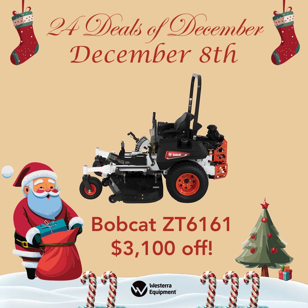 The second (and last this time, promise) Zero-Turn Mower from Bobocat discounted as part of our 24 Deals of December with the ZT6161 having over $3,100 off!

Be sure to visit our page tomorrow to see the next deal in our line up, and tomorrow will be a brand not featured so far...

#sale #forsale #sales #bobcat #bobcats #bobcatequipment #bobcatcompany #bobcatfamily #lawnmower #mower #lawnmowers #mowers #christmas #deals #discounts #Animaltough #landscaping #field