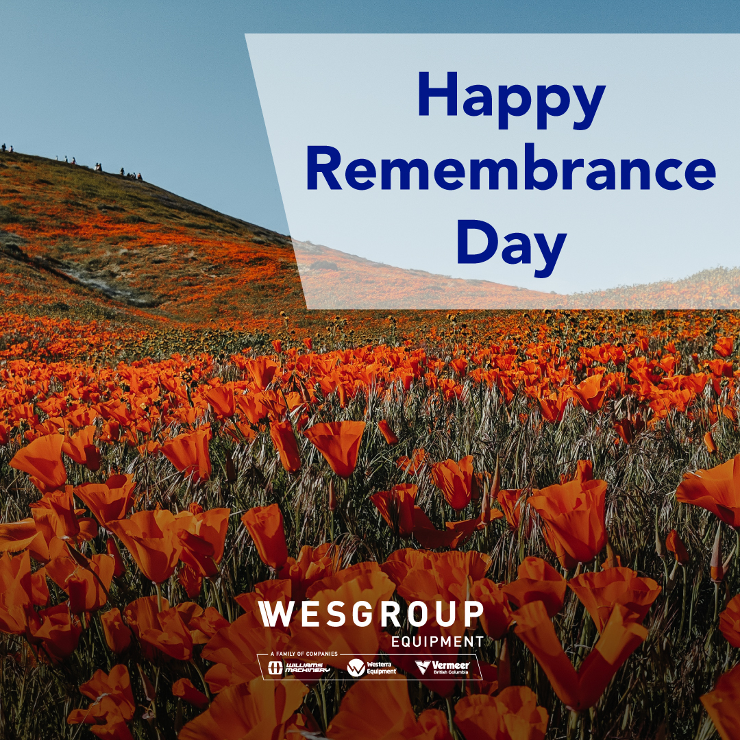 Thank you to all the brave men and women who have served our country. All #WilliamsMachinery and #WesterraEquipment dealerships will be closed to remember and honour our heroes.

#Rememberthem #lestweforget #RemembranceDay #WeRemember