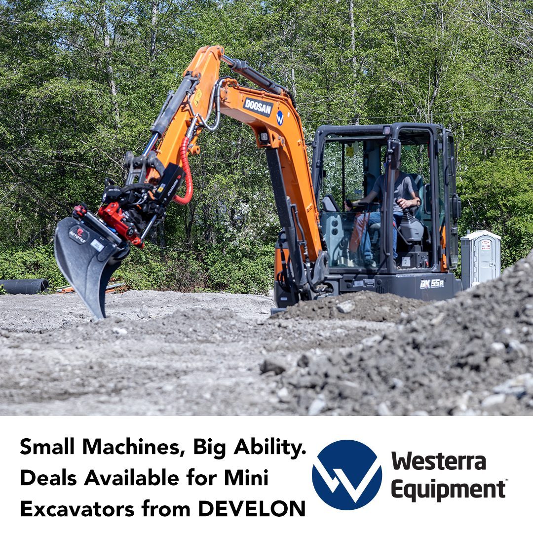 💼 Elevate your job site game with these special offers on DEVELON Mini Excavators! 💪 For a limited time, seize unbeatable value and performance. 🔥 Buy a new DEVELON Mini Excavator and enjoy:

- No payments for the first 90 days when financing or leasing.
- An extra 3 years (5,000 hours) full coverage extended warranty.
- Up to 60 Months 0% APR financing.
- Rebates in lieu of financing up to $6,000.

Don't let this opportunity slip away! Act now and upgrade your work arsenal. 🚧💰

#DEVELON #MiniExcavators #UpgradeYourGame #LimitedTimeOffer #develonequipment #develonambassador #develonnorthamerica #develonoffers #develonexcavator