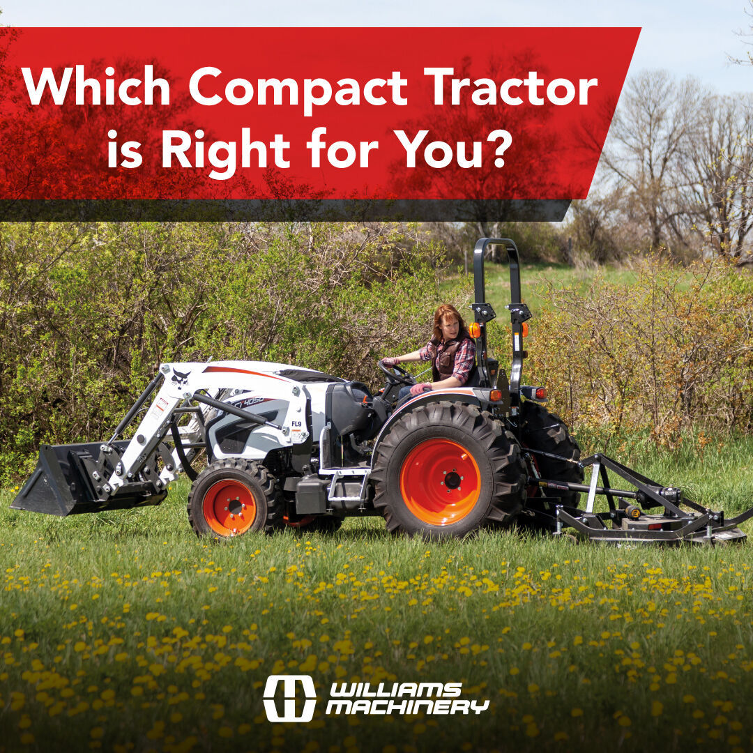 Maintaining the perfect lawn or knocking out daily jobs on the farm don’t have to be tough jobs. Bobcat’s compact tractor is built to excel in these applications and work hard, so you don’t have to. Link in bio!

#williamsmachinery #bobcat #bobcatequipment #compacttractor