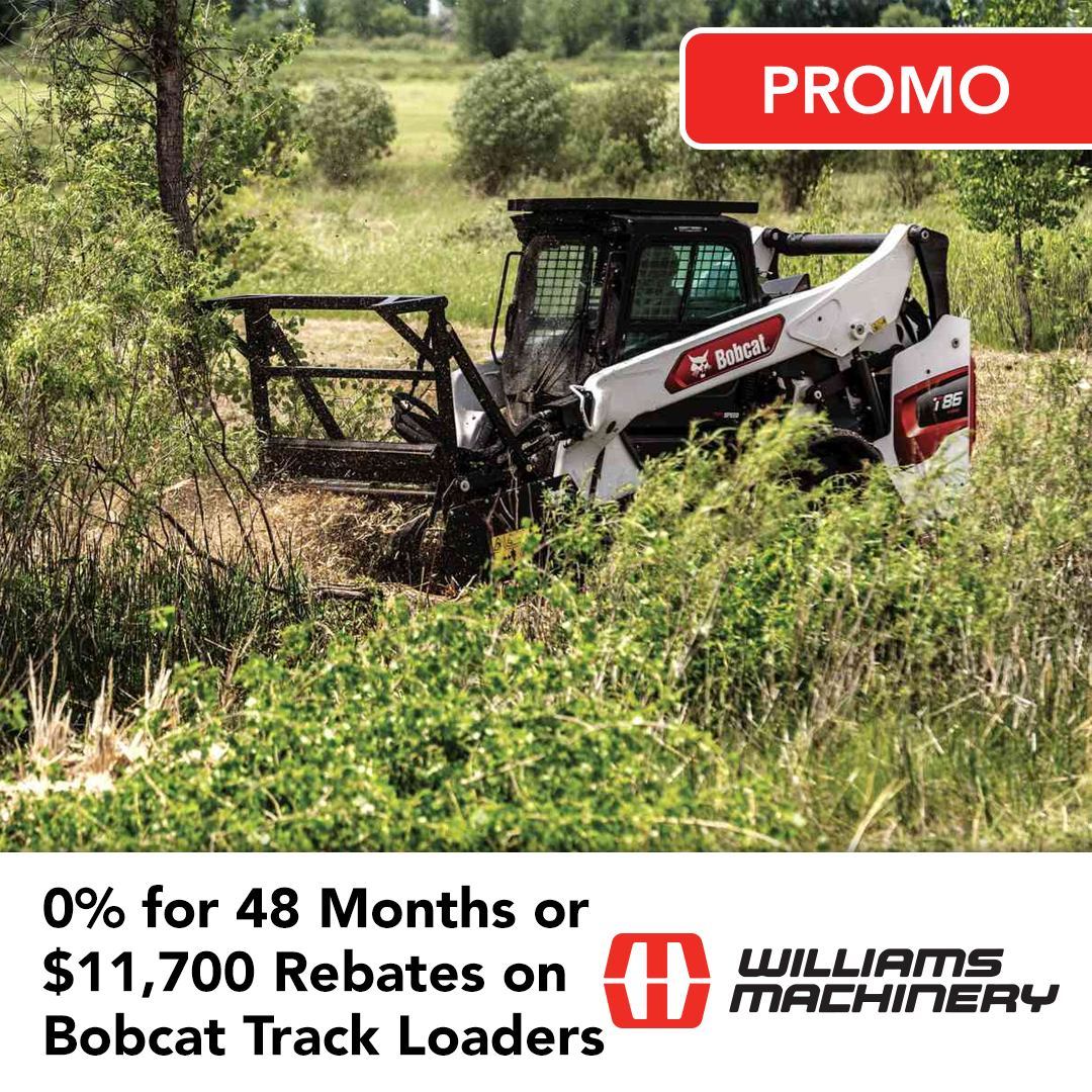 Seize the opportunity to upgrade your equipment with Bobcat! 🚜 Take advantage of our sales programs now for an amazing deal: 0% financing for 48 months on new Bobcat Compact Track Loaders or snag up to a $11,700 cash rebate. But hurry, offer ends 03/31/2024! ⏳💥

#BobcatEquipment #SpecialOffer #UpgradeNow #LimitedTimeDeal #Bobcat #AnimalTough #ConstructionEquipment #CompactConstruction #BobcatMachinery #Financing #Leasing #equipmentfinancing